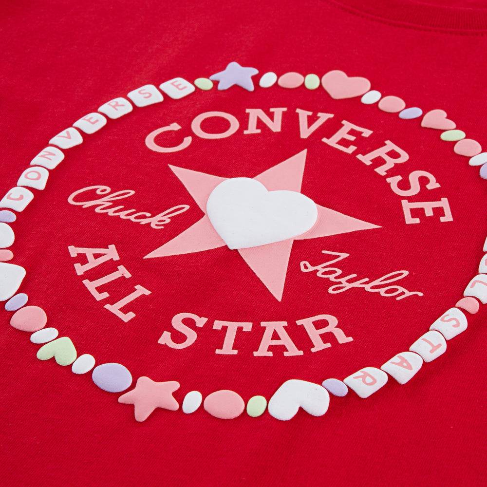 CONVERSE GIRLS VALENTINE'S DAY HEART TEE