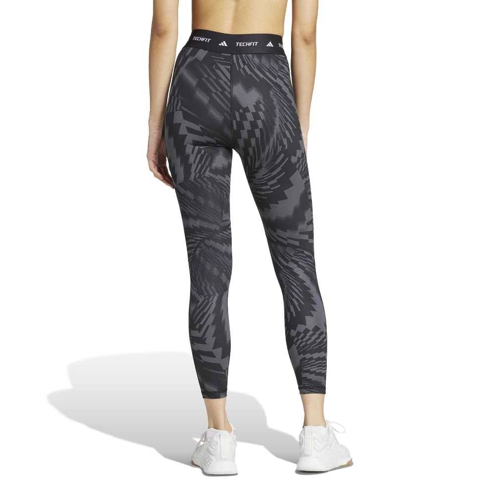 ADIDAS TECHFIT PRINTED 7/8 LEGGINGS