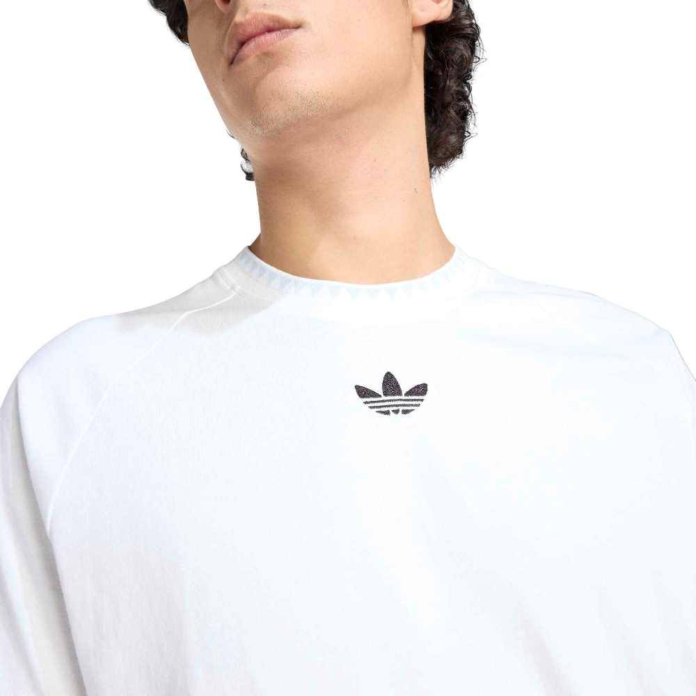 ADIDAS ORIGINALS M CHEST STRIPES ENGINEERED COLLAR TEE