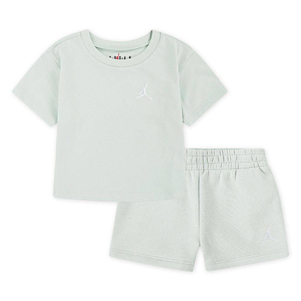 NIKE JORDAN LITTLE GIRLS BROOKLYN ESS FLC SHORT SET