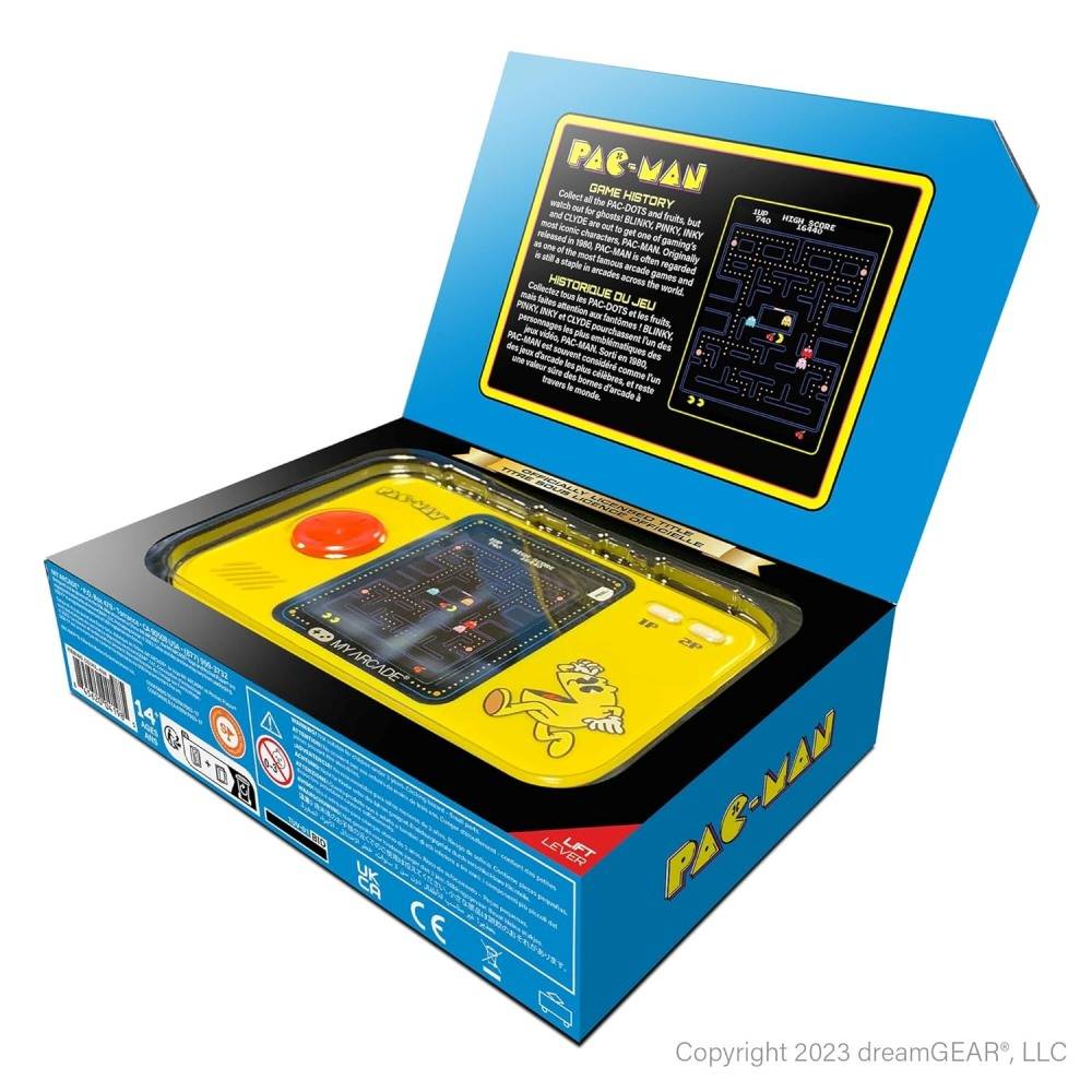 MY ARCADE POCKET PLAYER PRO PAC-MAN PORTABLE GAMING SYSTEM