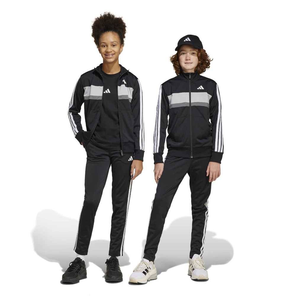 ADIDAS YOUTH SEASONAL ESSENTIALS TIBERIO 3 STRIPES TRICOT TRACKSUIT