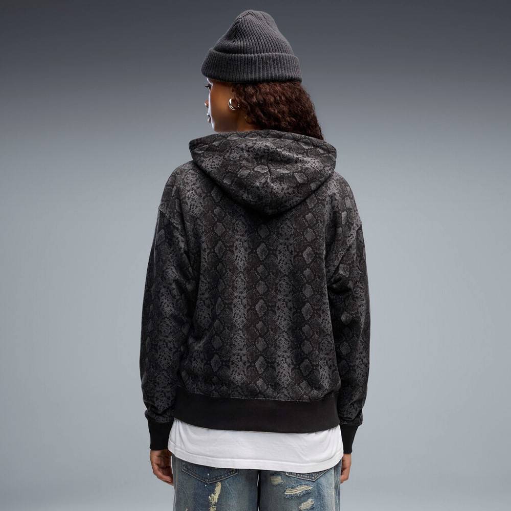 PUMA SNAKE PACK RELAXED AOP HOODIE TR