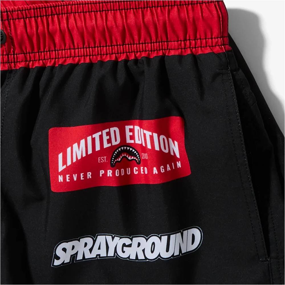 SPRAYGROUND LOGO PATCHES SWIM SHORT