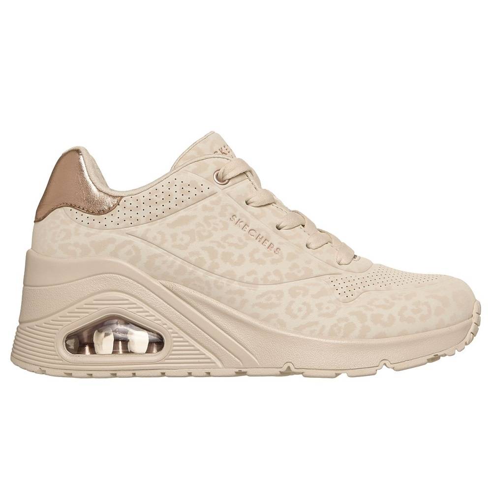SKECHERS WOMENS UNO WEDGE SAFARI DAZE