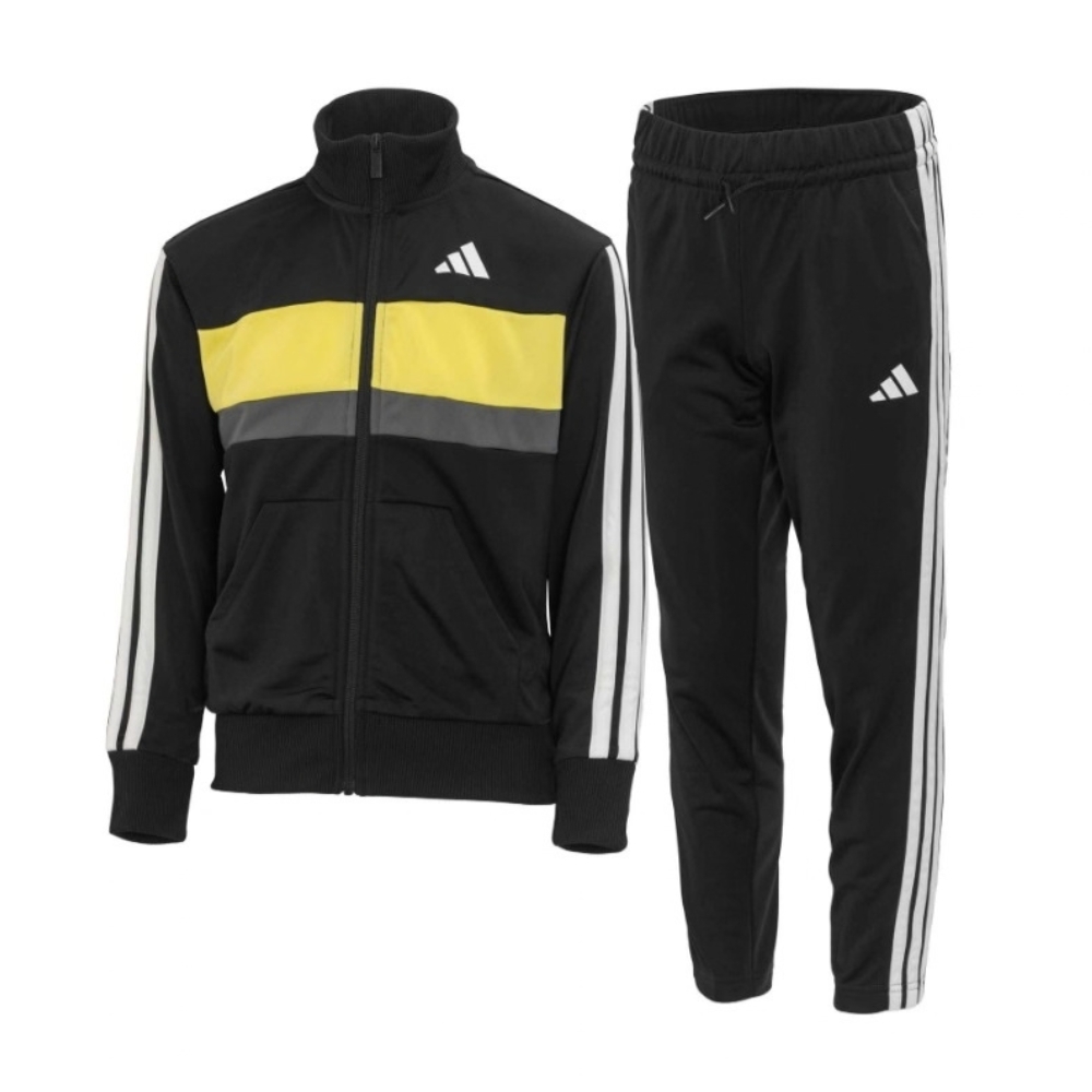ADIDAS YOUTH SEASONAL ESSENTIALS TIBERIO 3 STRIPES TRICOT TRACKSUIT
