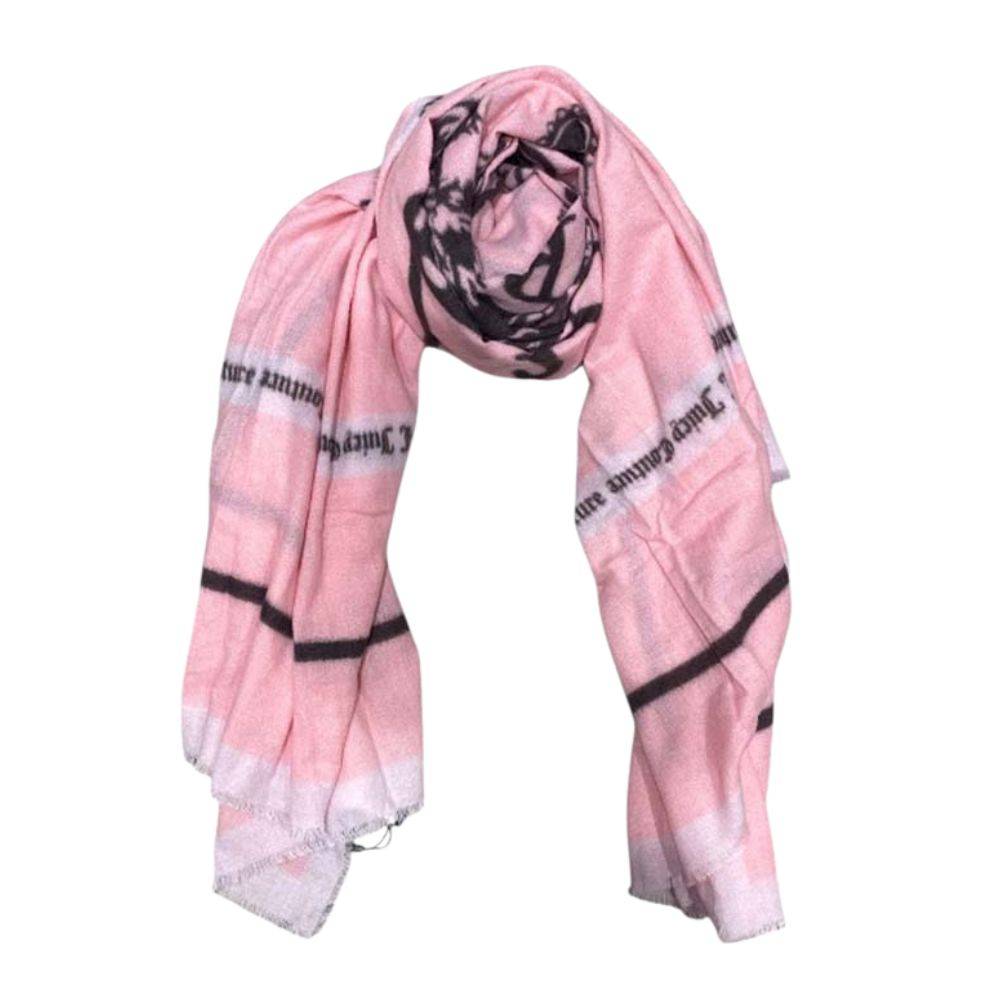 JUICY COUTURE PASHMINA WITH DIAMANTE LOGO 140X140