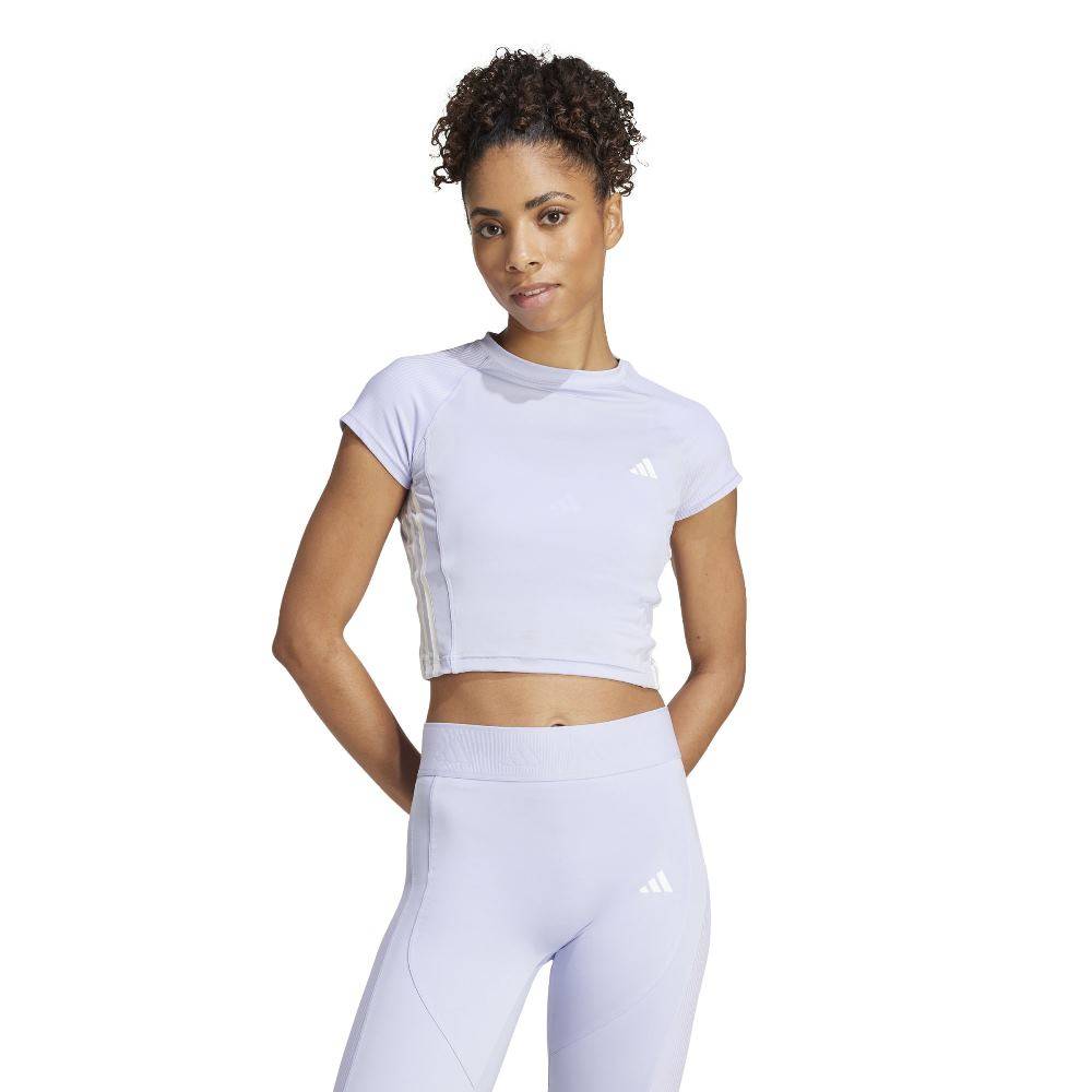 ADIDAS HYPERGLAM RIB T-SHIRT