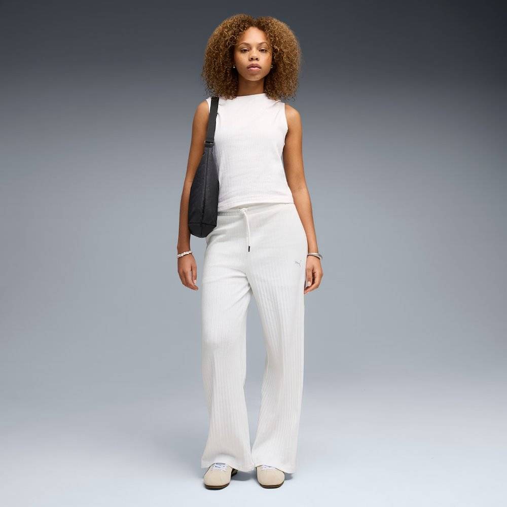 PUMA HER COMFORT HIGH-WAIST WIDE LEG PANTS