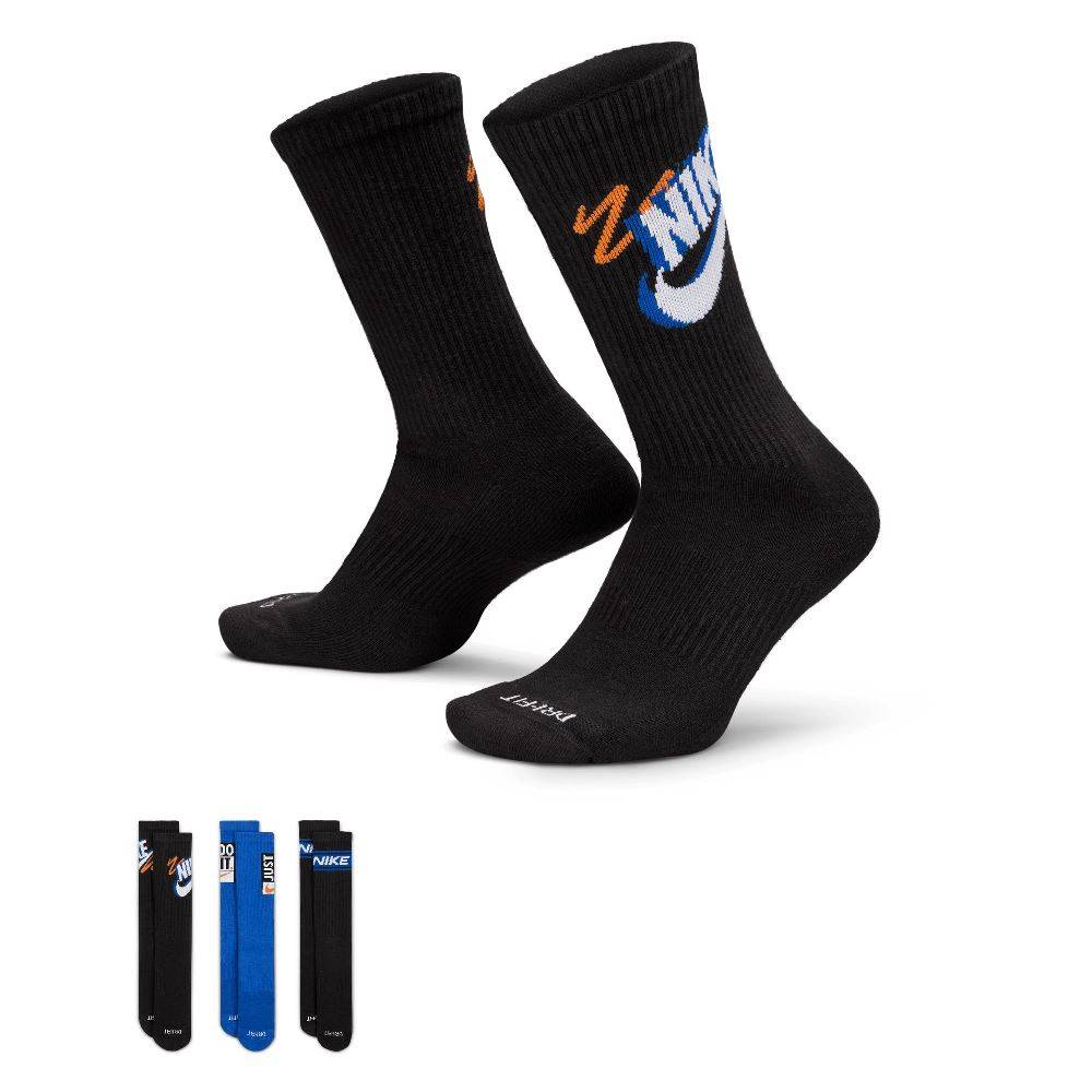 NIKE EVERYDAY PLUS CREW 3-PAIRS SPORT SOCKS