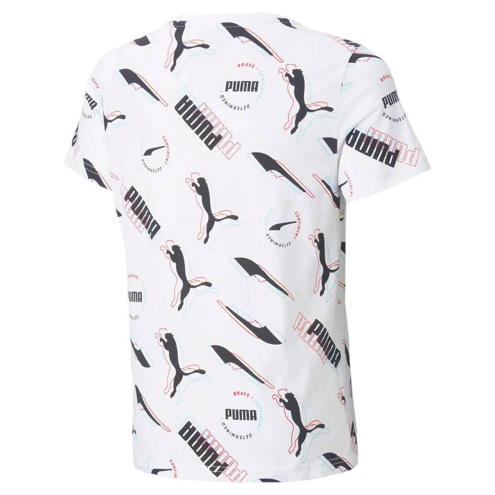 PUMA ALPHA ALL OVER PRINT YOUTH TEE