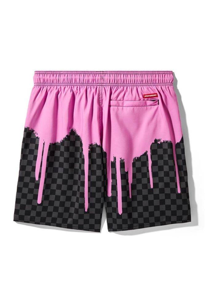 SPRAYGROUND PINK PAINT DRIPS SWIM SHORT