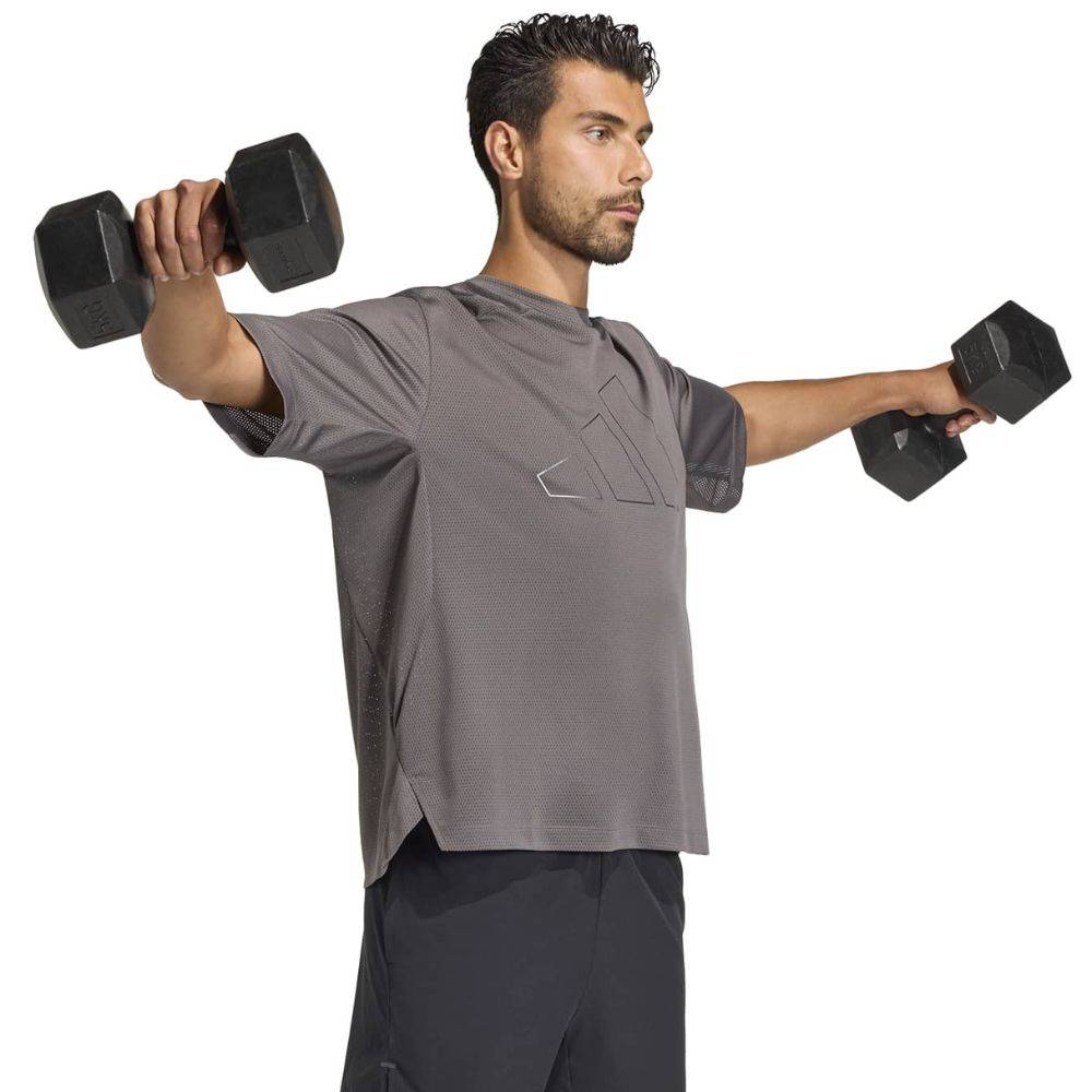 ADIDAS M D4T PRIMELIFT ESSENTIALS WORKOUT MESH T-SHIRT
