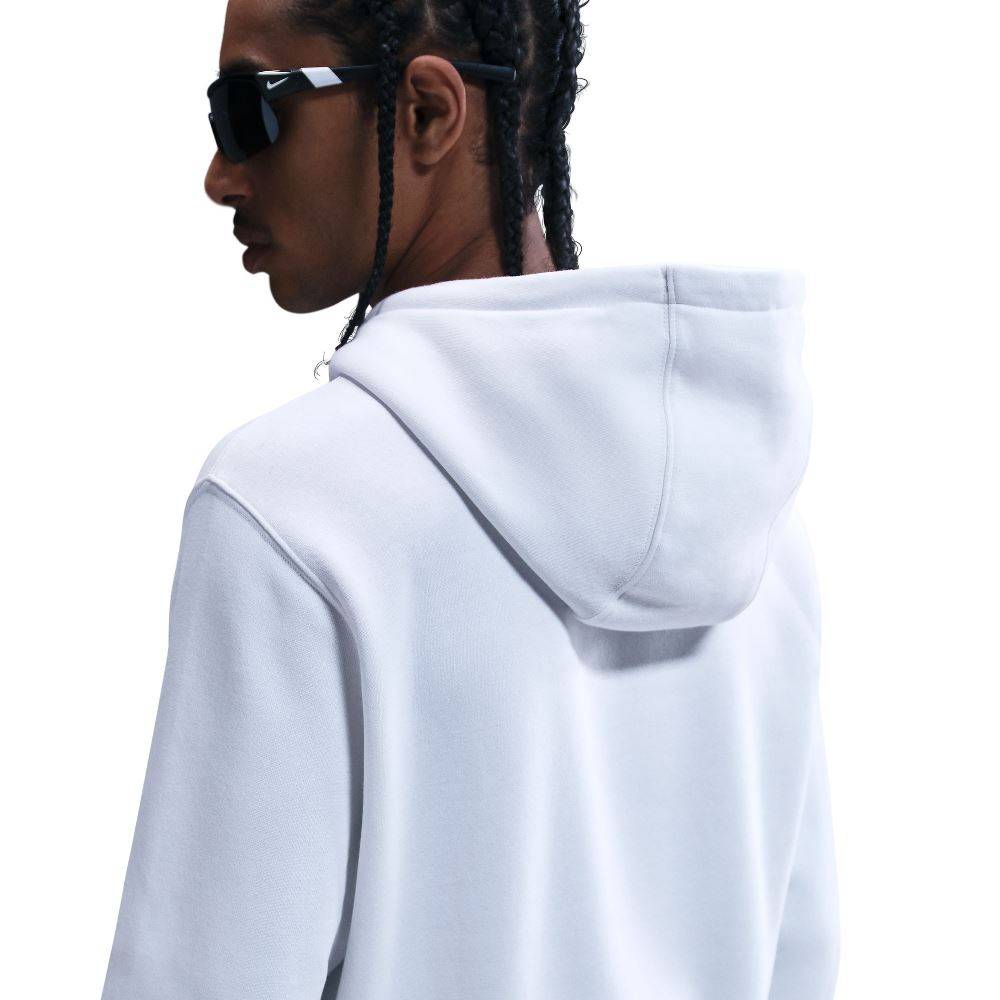 NIKE CLUB BRUSHED FLEECE PULLOVER HOODIE