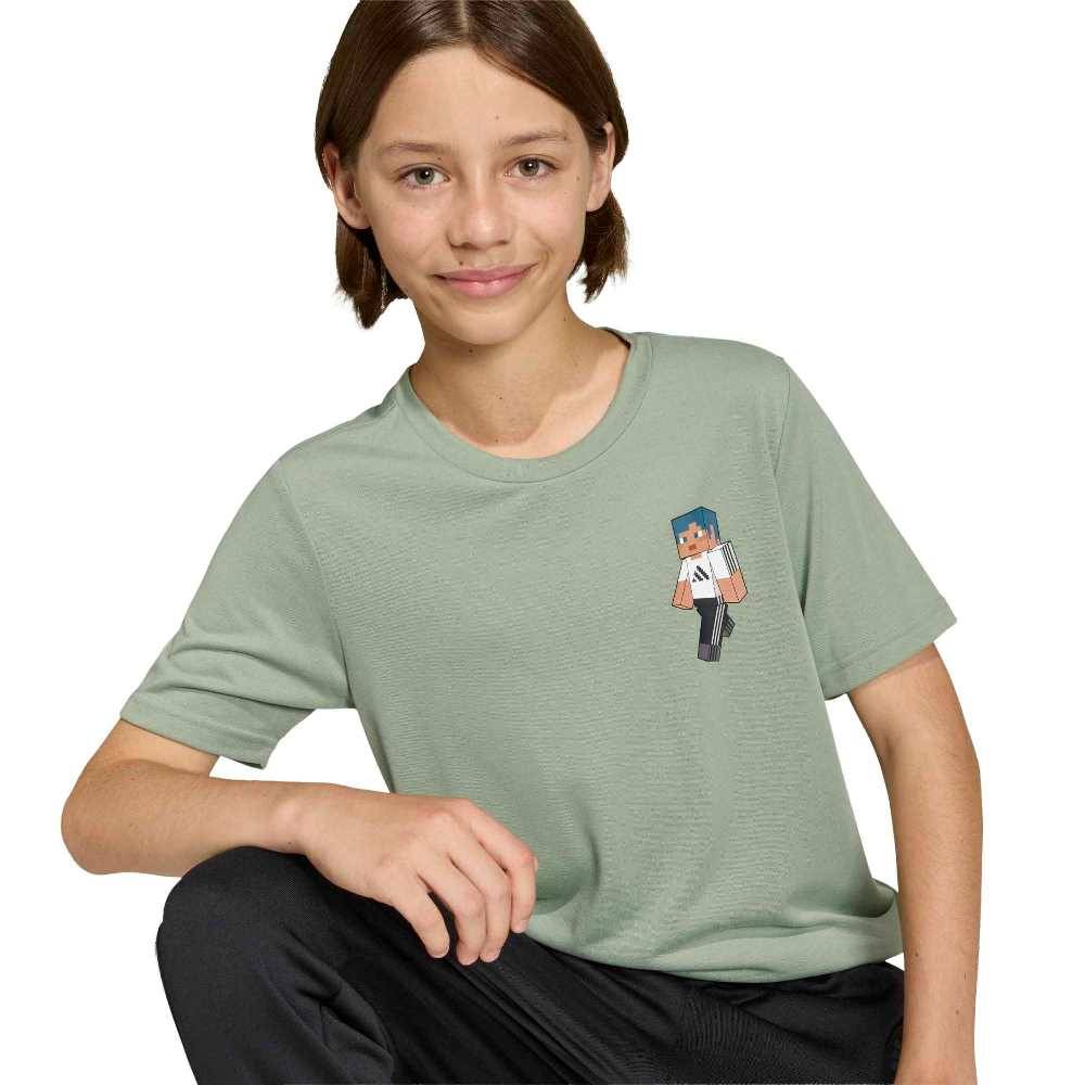ADIDAS YOUTH MINECRAFT TRAINING T-SHIRT
