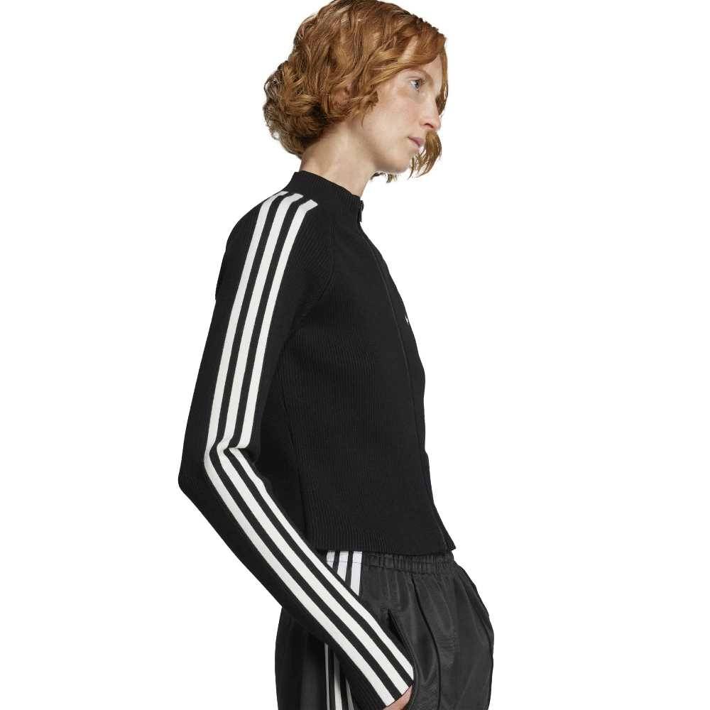 ADIDAS ORIGINALS ADICOLOR  3 STRIPES SLIM KNIT TRACK TOP