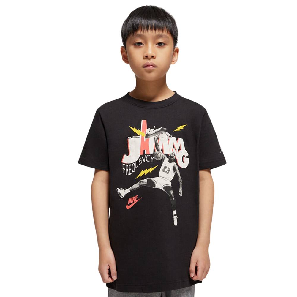 NIKE JORDAN BOYS MJ JAMMING SS TEE