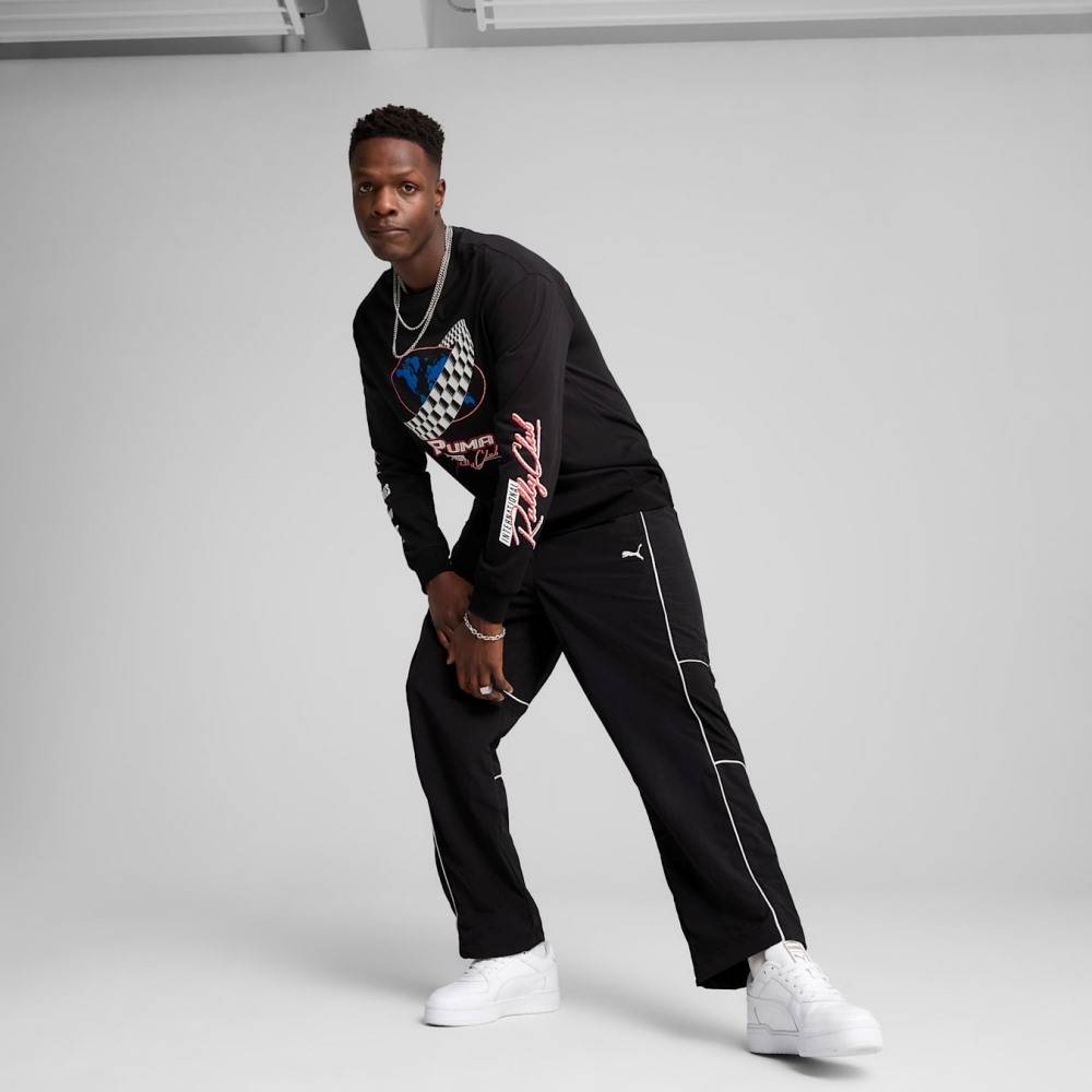 PUMA SDS RELAXED GRAPHIC TRACK PANTS WV OP