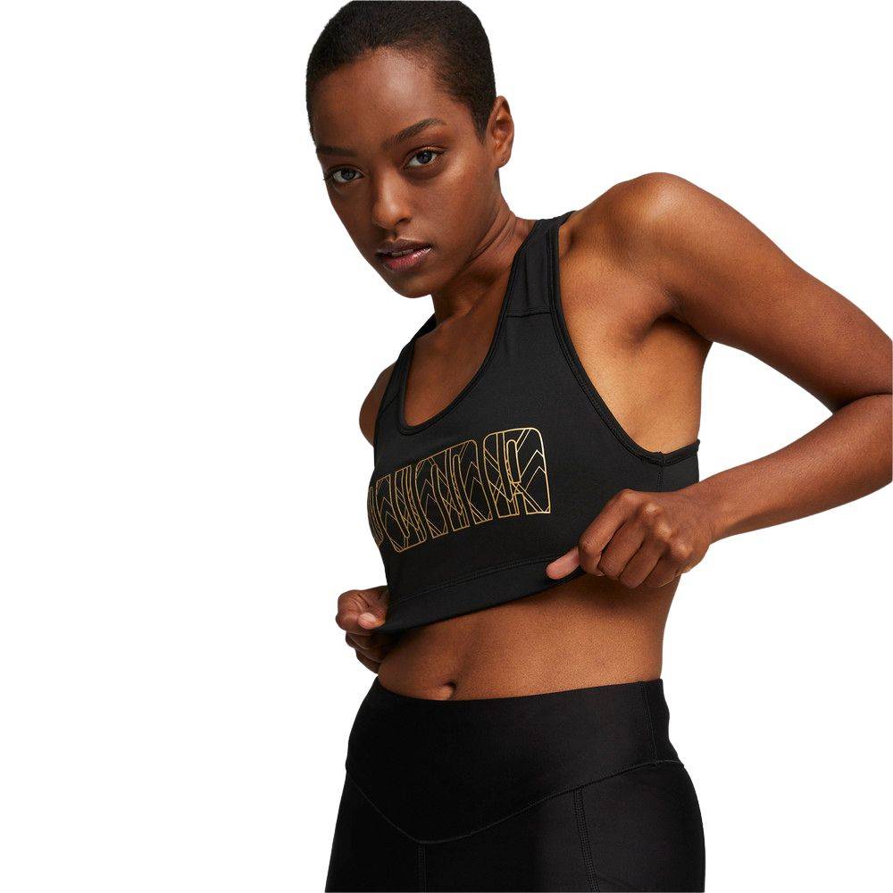 PUMA MID IMPACT 4KEEPS GRAPHIC BRA