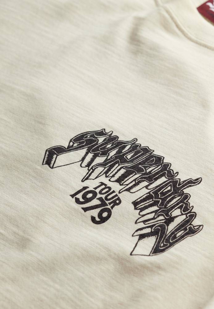 SUPERDRY BIKER ROCK RELAXED TEE