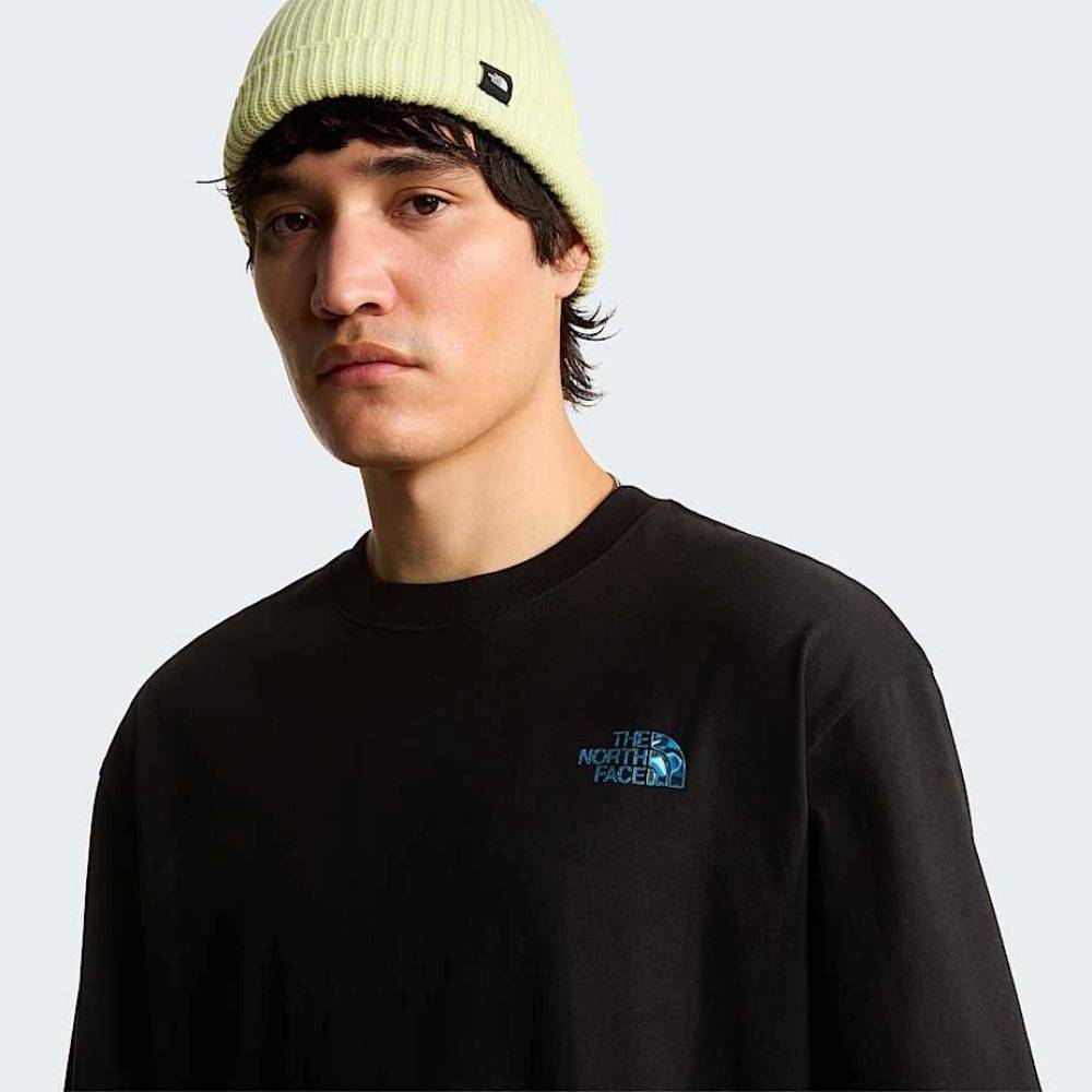 THE NORTH FACE M LIQUID BOX NSE OVERSIZE SHORT SLEEVE TEE GRAPHIC