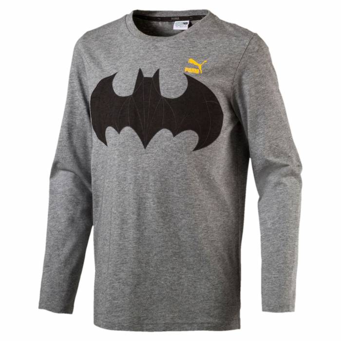 PUMA BOYS BATMAN JUSTICE LEAGUE LS TEE