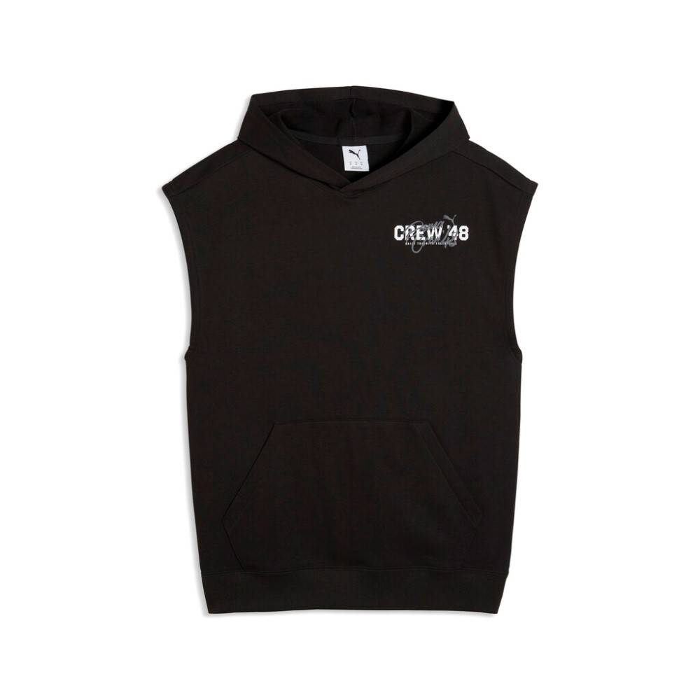 PUMA M PUMA CREW FRENCH TERRY SLEEVELESS HOODIE