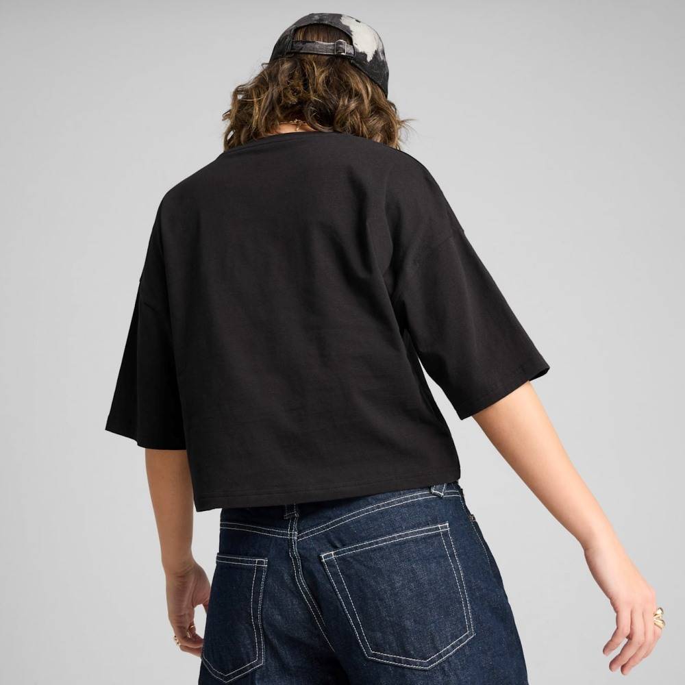 PUMA WARDROBE ESS OVERSIZED SHORT TEE