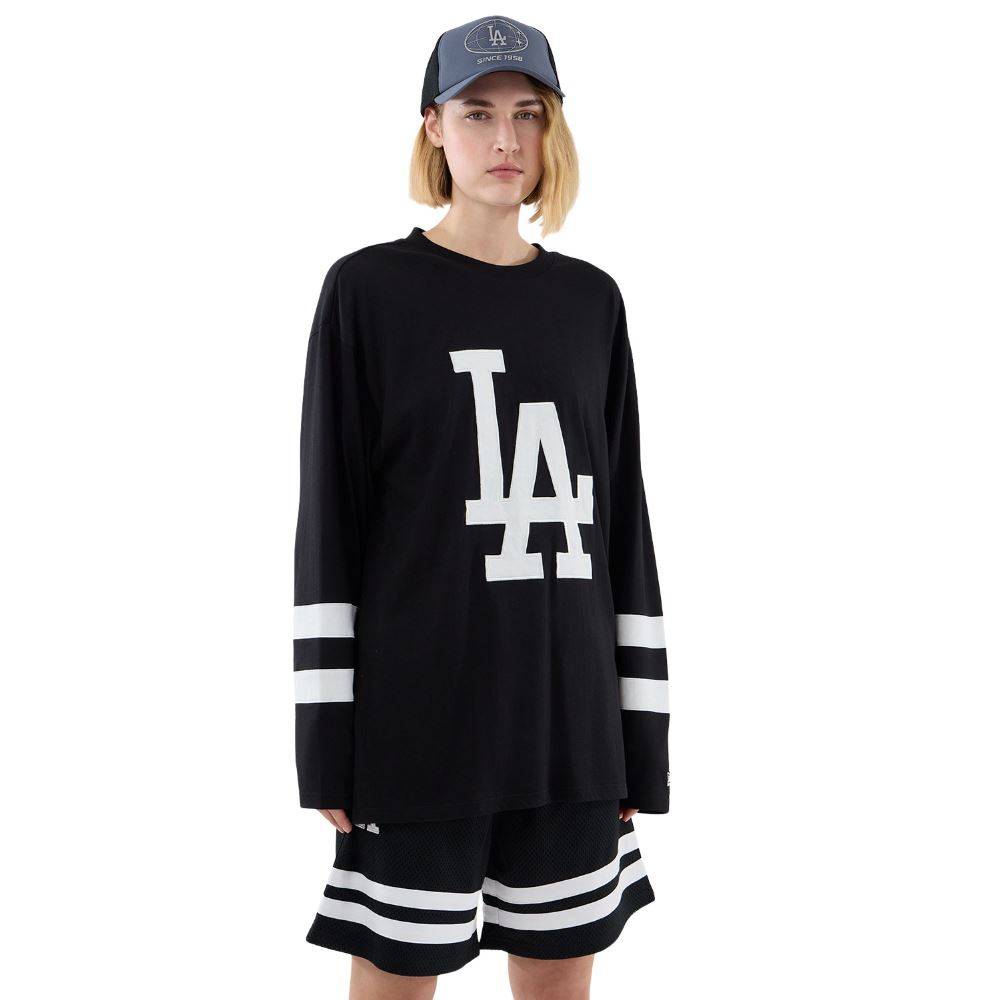 NEW ERA MLB LS OVERSIZED TEE LA DODGERS