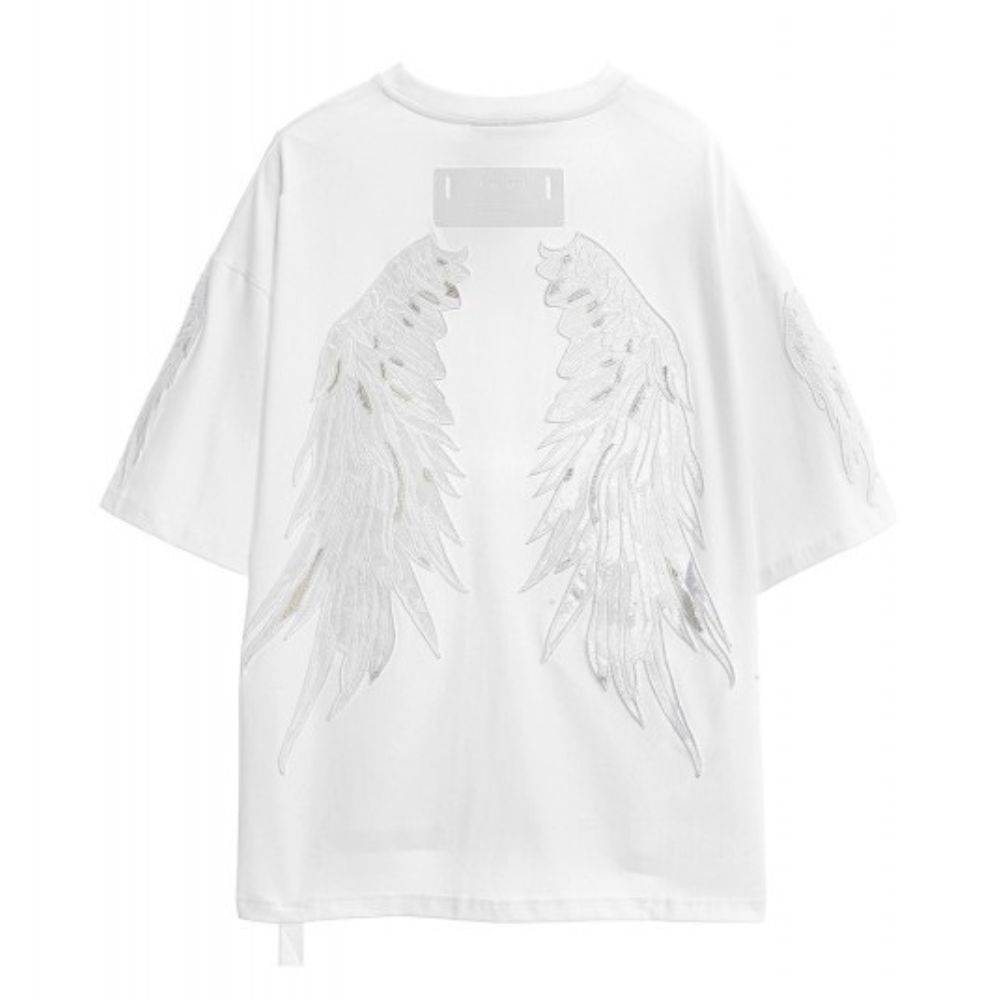 MWM JT WINGS EMBROIDERED BACK OVERSIZED TEE