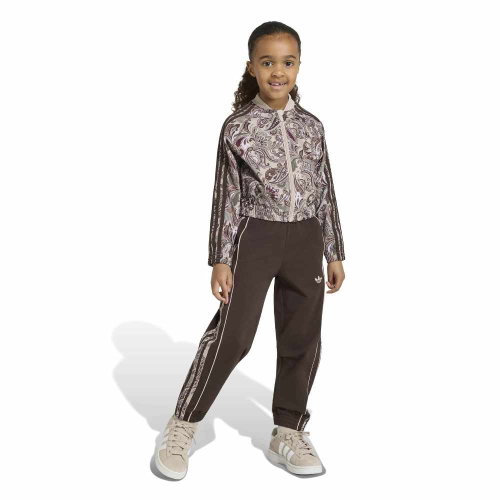 ADIDAS ORIGINALS LITTLE KIDS LIBERTY LONDON SST LOOSE SHORT TRACK SUIT SET