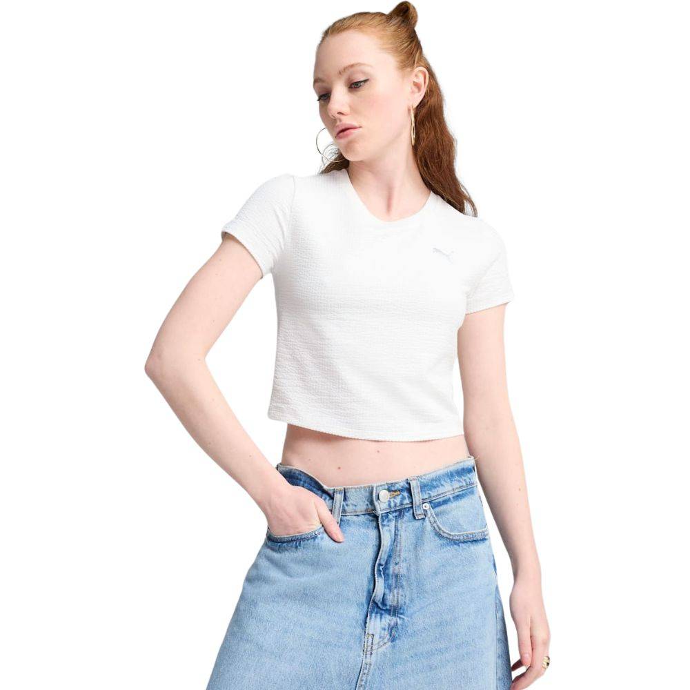 PUMA DARE TO TEXTURED BABY TEE