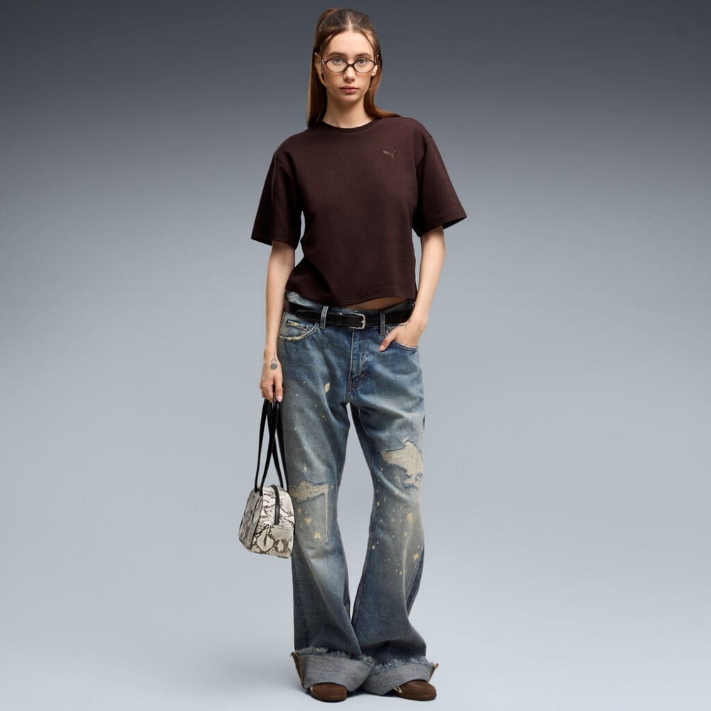PUMA ESS ELEVATED RELAXED TEE