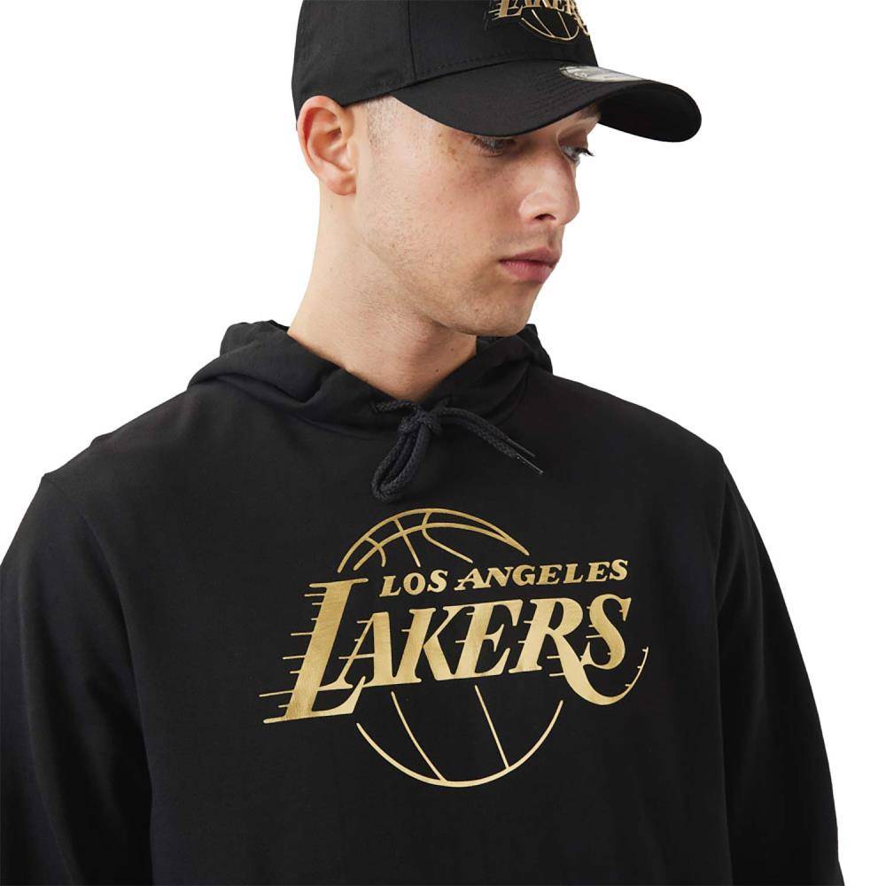NEW ERA NBA LOS ANGELES LAKERS FOIL PRINT HOODIE