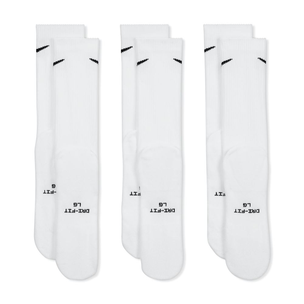 NIKE EVERYDAY ELEVATED CREW SOCKS (3-PAIRS)