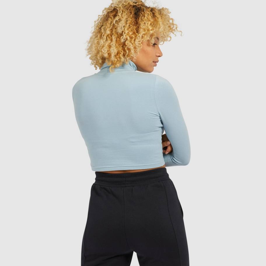 ELLESSE VOLITANS WOMENS CROP LONG SLEEVE TEE