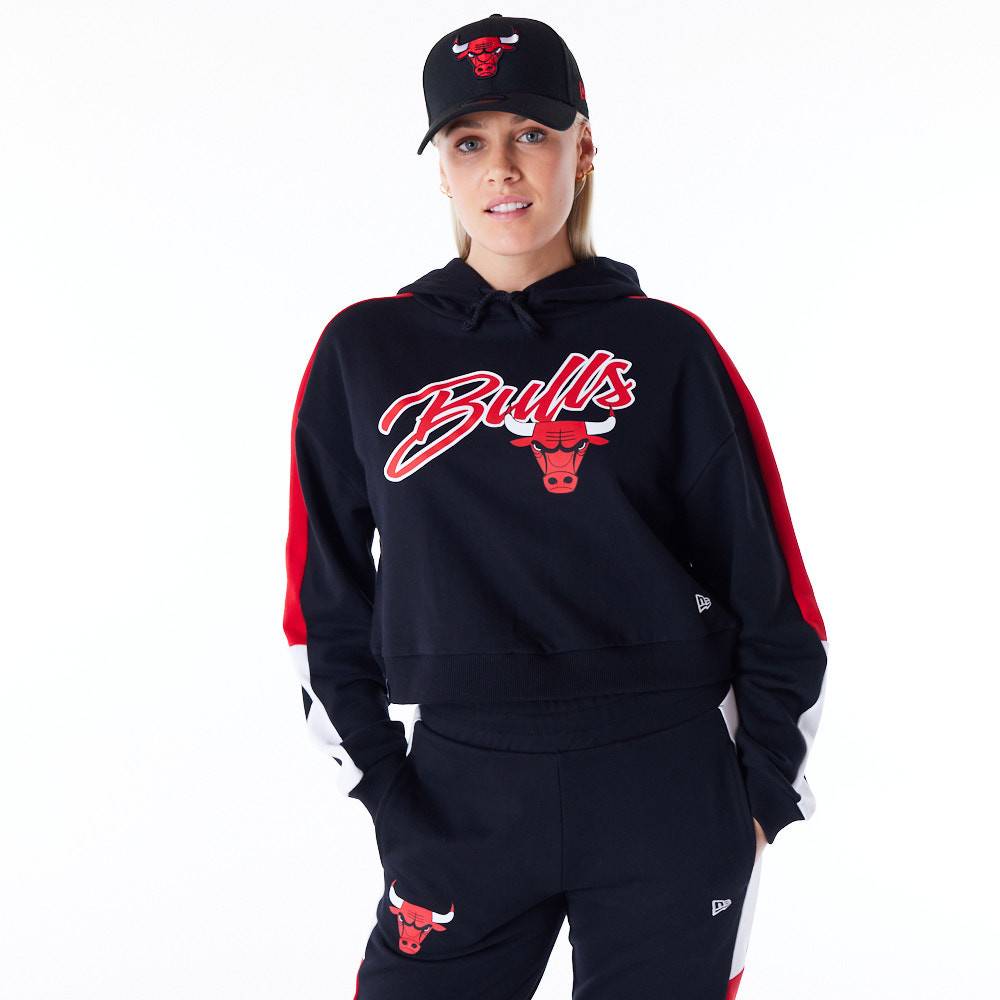 NEW ERA NBA COLOUR BLOCK HOODIE CHICAGO BULLS