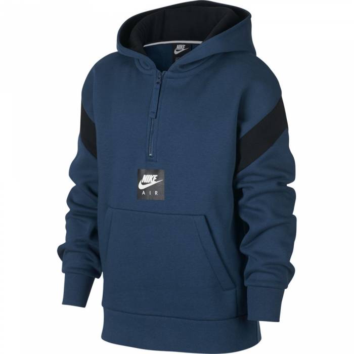 NIKE BOYS AIR HALF ZIP POCKET HOODIE