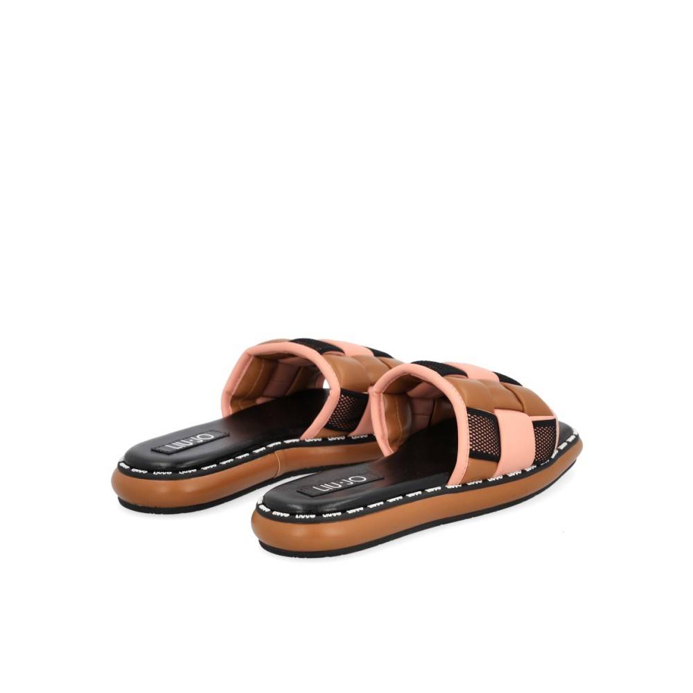 LIU JO AMELIA BOLD SANDAL WITH WOVEN STRAP