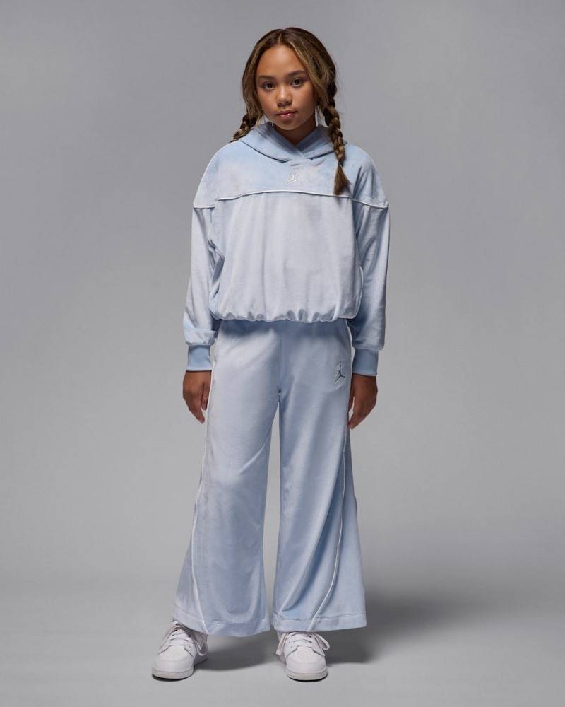 NIKE JORDAN GIRLS MOUNTAINSIDE VELOUR PO HOO