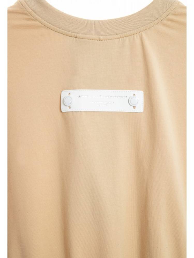 MWM BLACK SLEEVELESS TOP DOUBLE FABRIC DETAIL