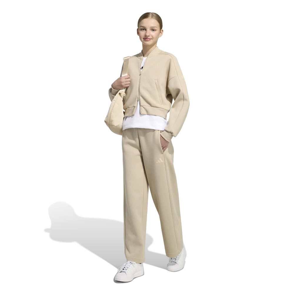 ADIDAS GIRLS FUTURE ICONS 3 STRIPES FULL ZIP TRACK TOP