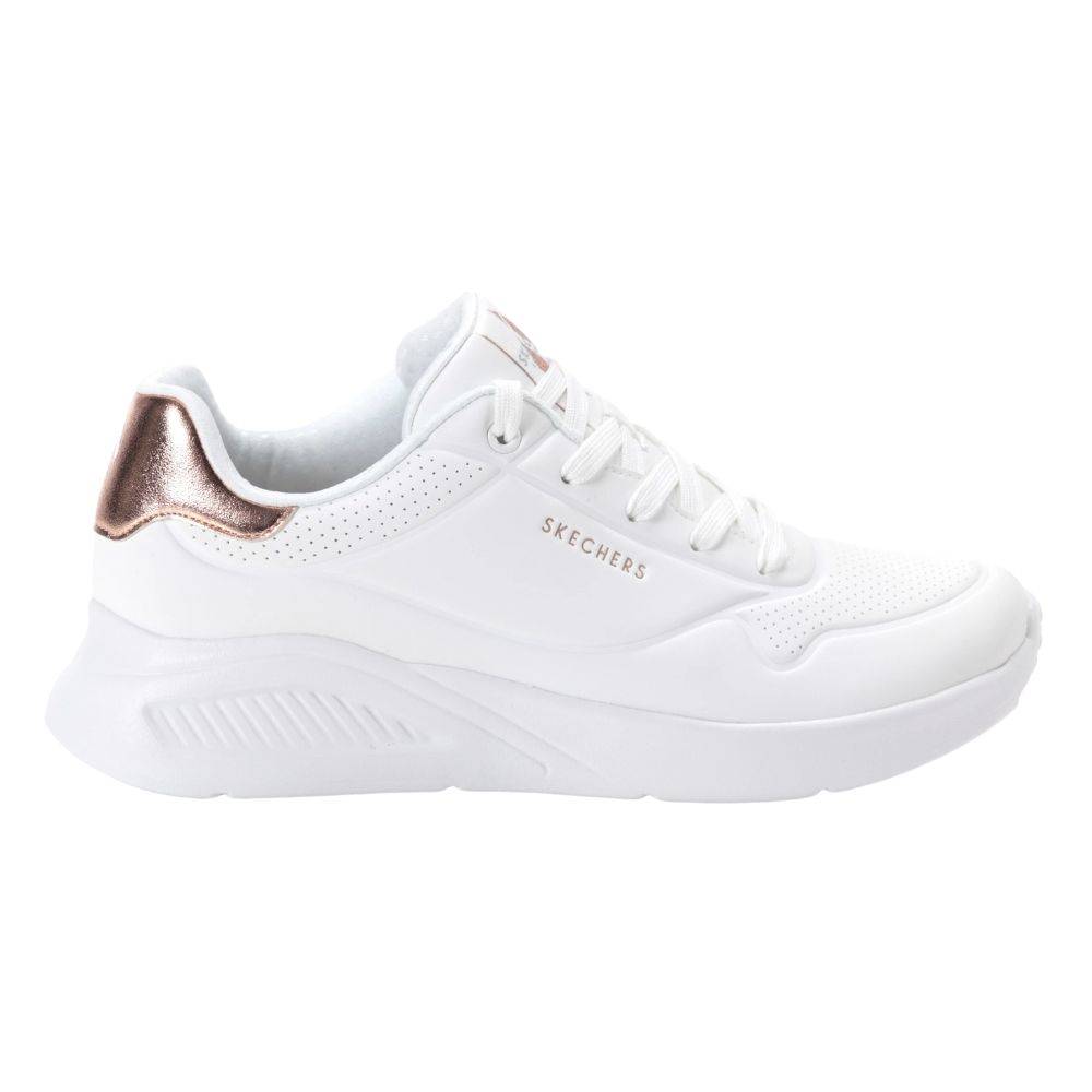 SKECHERS UNO FLEX: METALLIC HEEL WOMENS SHOES