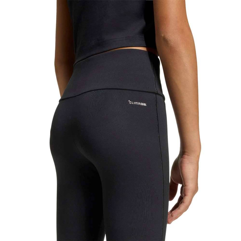 ADIDAS GIRLS SEASONALS COLLEGIATE TYPOGRAPHY LEGGINGS