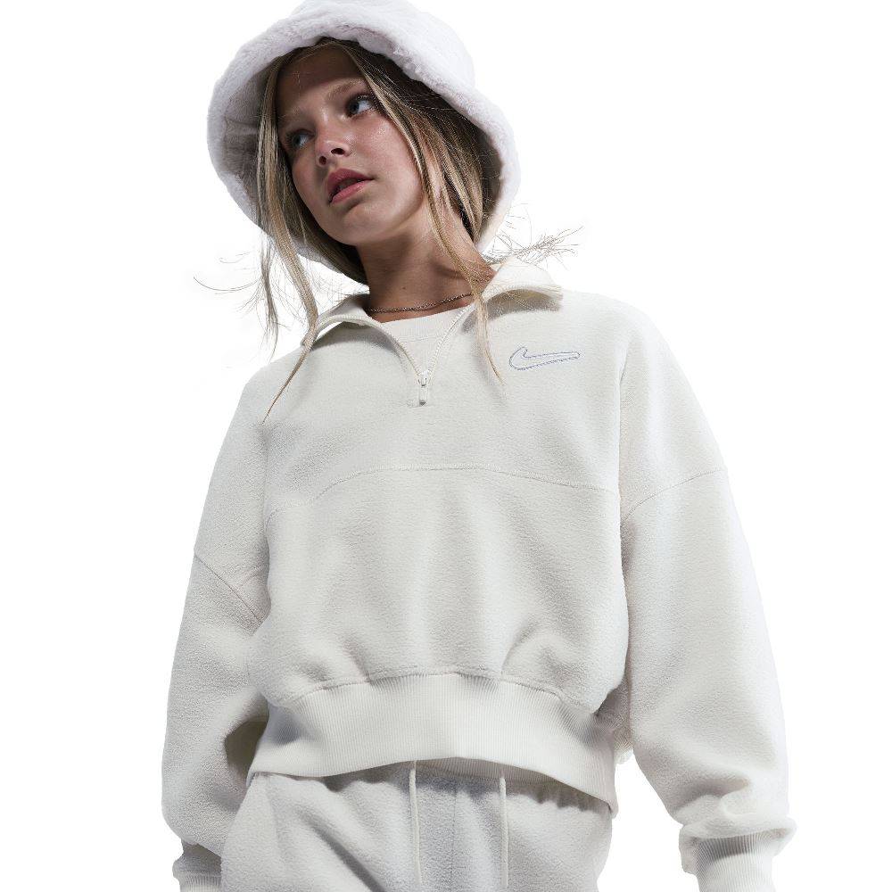 NIKE NSW GIRLS LONG-ALEEVE FLEECE TOP