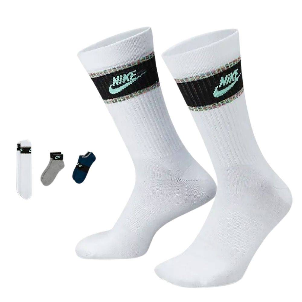 NIKE EVERYDAY ESS 3-PAIRS MULTI-HEIGHT SOCKS