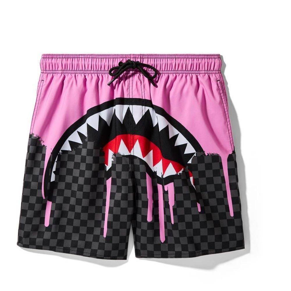 SPRAYGROUND PINK PAINT DRIPS SWIM SHORT