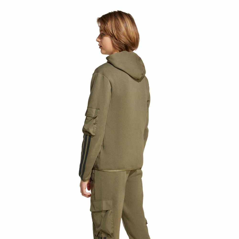ADIDAS YOUTH UTILITY PACK FLEECE HOODIE