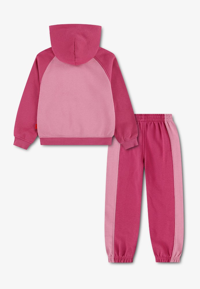 NIKE JORDAN LITTLE KIDS MJ AIR HBR HOODIE SET