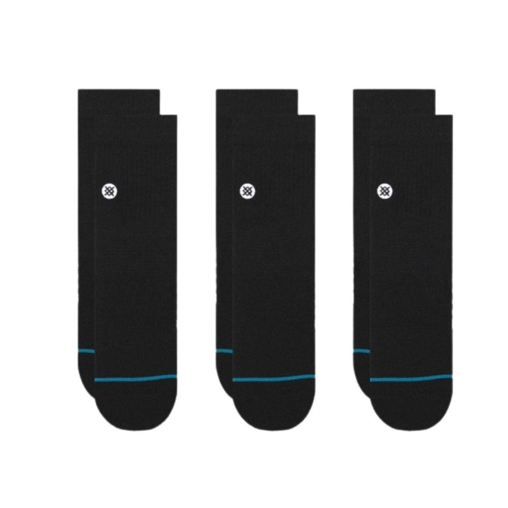 STANCE ICON QUARTER 3-PACK SOCKS